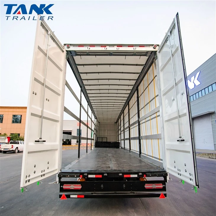 4 Axis Curtain Side Semi Trailer price
